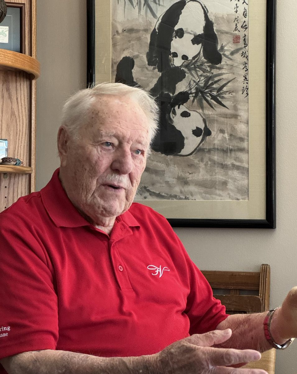 Charlie Hoessle. Photo by Steve Nagy, the Senior Living Digital and Media Relations Manager at Friendship Village STL.