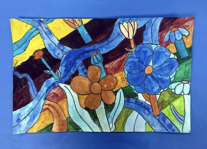 “The vines and flowers of love” by Margaret Manley Schroeder.