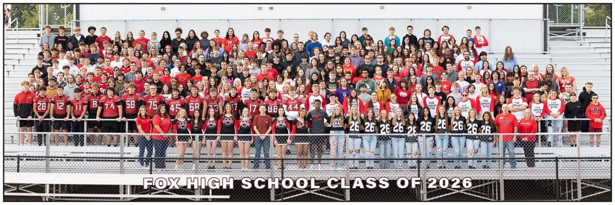 The Fox High School class of 2026. Photo courtesy of Fox's Melanie Sheppard.