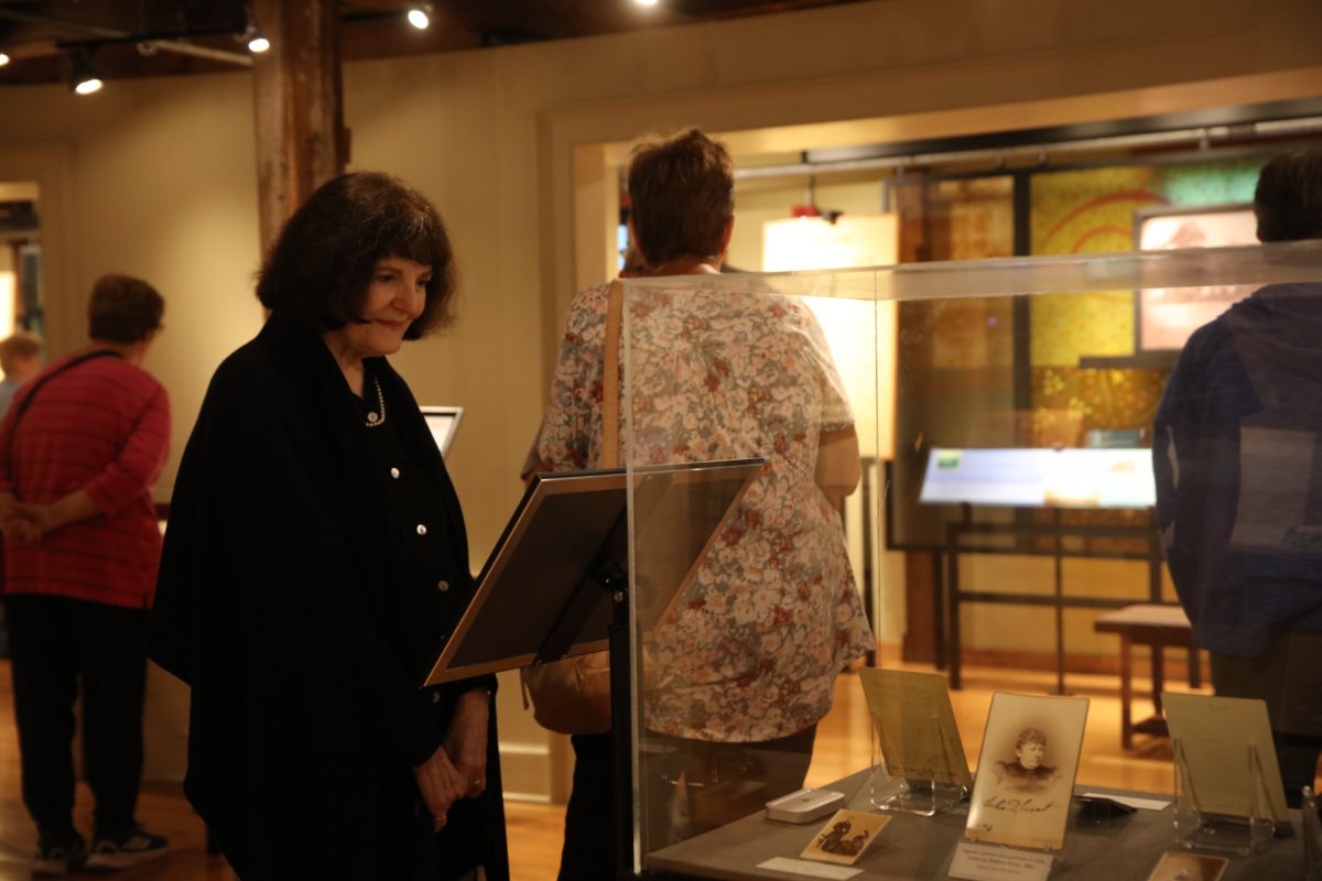 Attendees at the grand opening of the Julia Dent Grant exhibit had the chance to walk around the Ulysses S. Grant National Historic Site, perusing artifacts from Grant’s life, on May 22. Artifacts included photos, letters, silverware and even her wedding dress, among more.