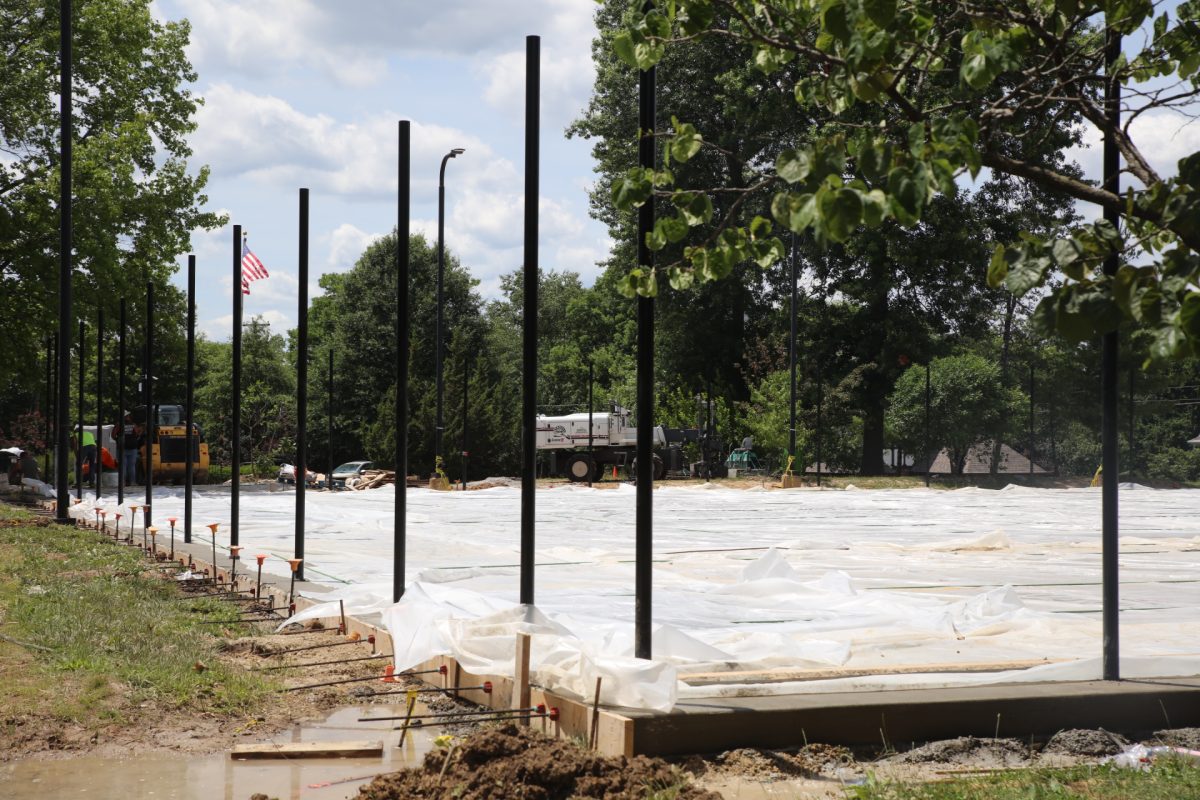 The tennis courts at Watson Trail Park are currently under construction, with an anticipated completion date of July 1.