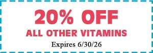 Healthy Shopper 20% off