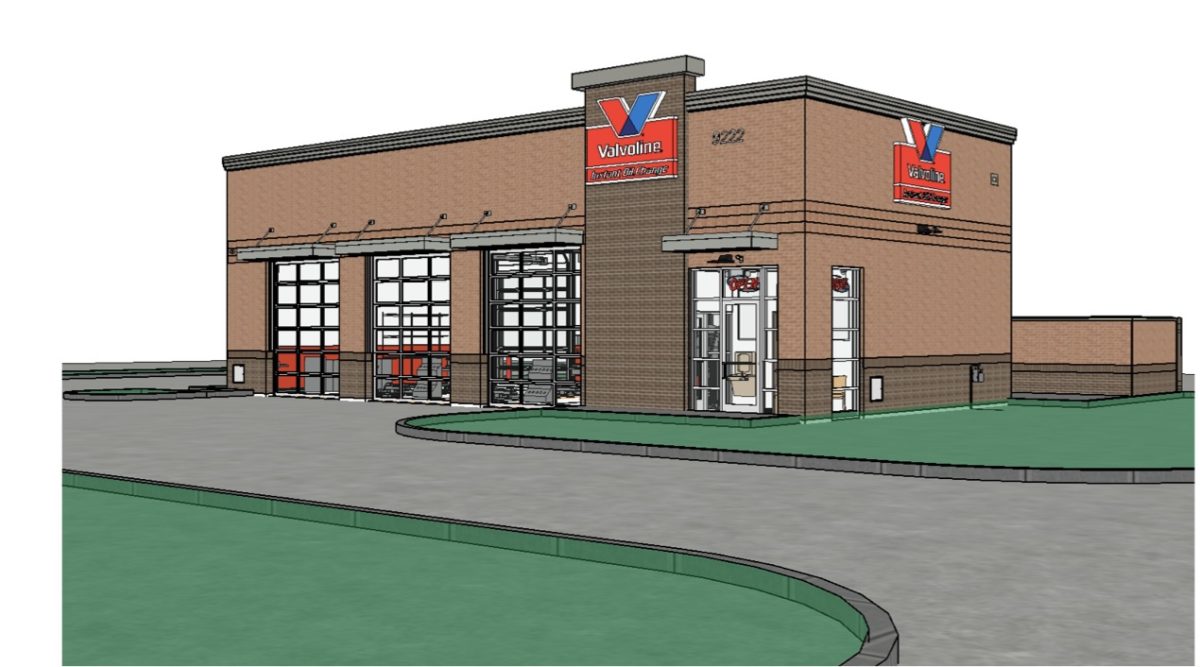 A rendering of the proposed Valvoline. Courtesy of the City of Crestwood.