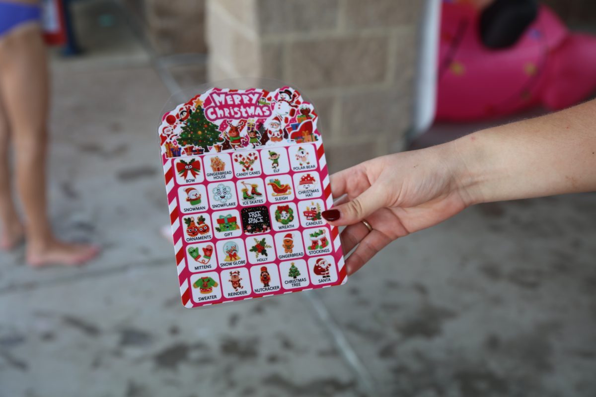 A variety of holiday-themed games were offered.
