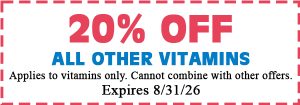 Healthy Shopper 20% off