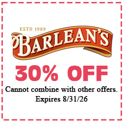 Healthy Shopper Barleans 30% off