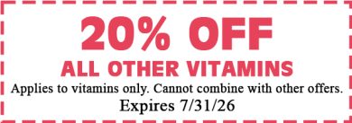 Healthy Shopper 20% off