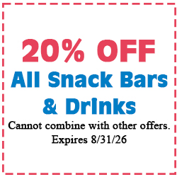 Healthy Shopper 20% Off All Snack Bars and Drinks