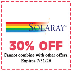 Healthy Shopper Solaray 30% off