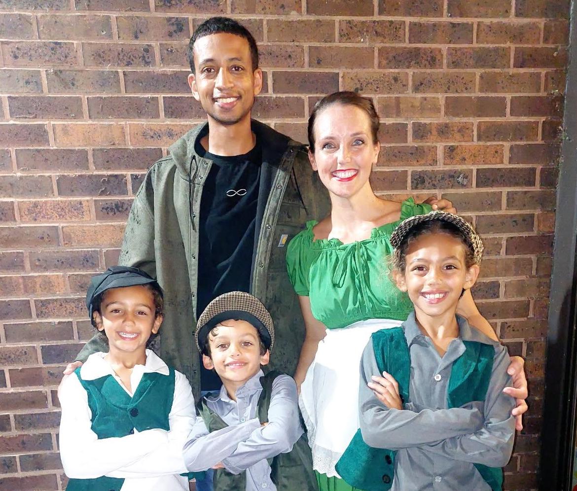 Crestwood Alderwoman Megan Gadallah poses with her husband and three children. Photo courtesy of Megan Gadallah.