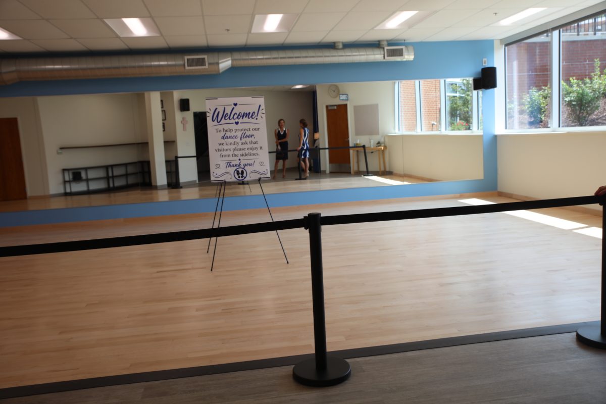 Notre Dame High School's new dance studio, , pictured at the school'sopem house held on Aug. 9.