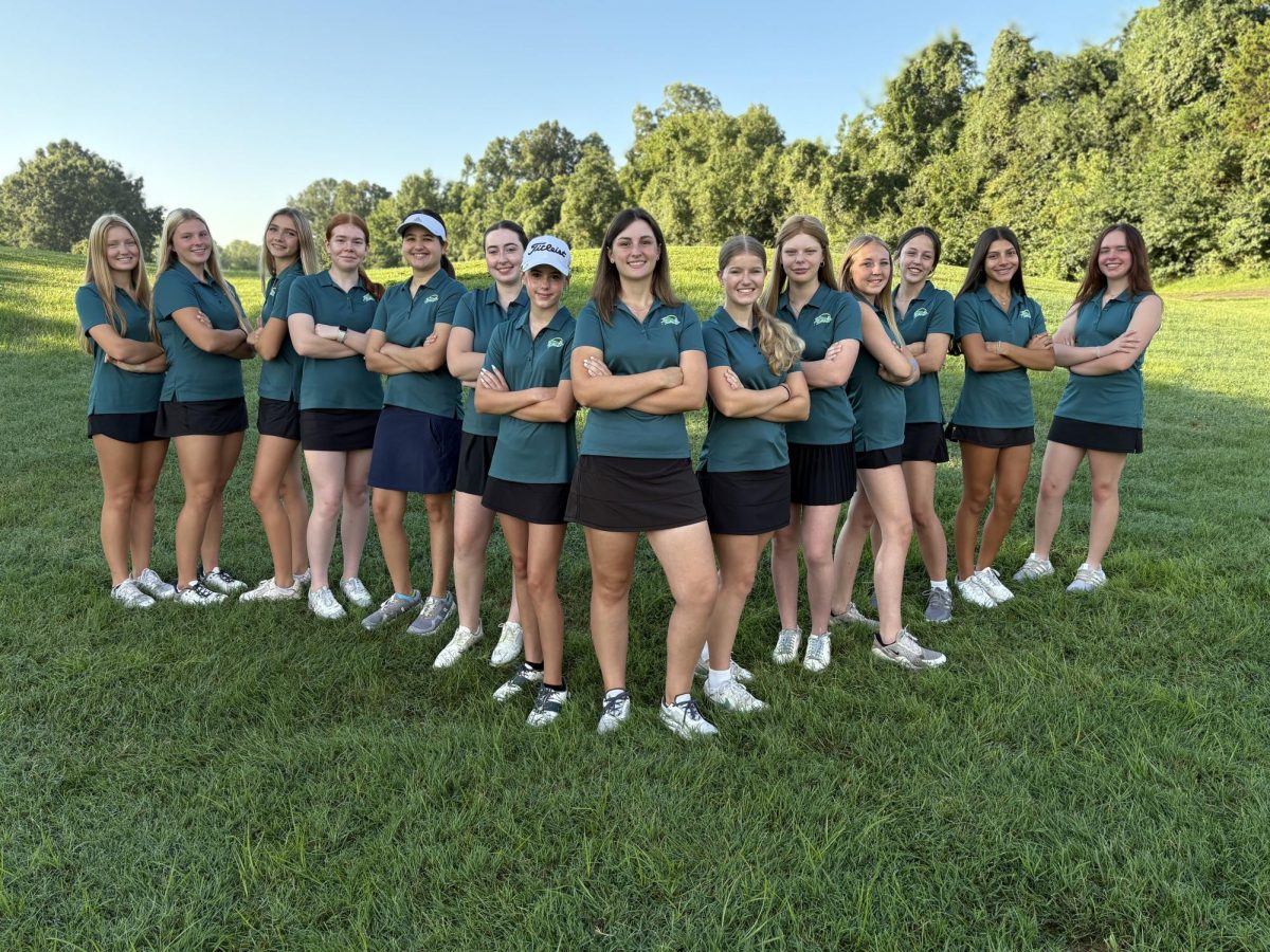 The Lindbergh Flyers girls golf team is a cohesive group, per head coach Mike Tyler. Photo courtesy of Stephen Glover.