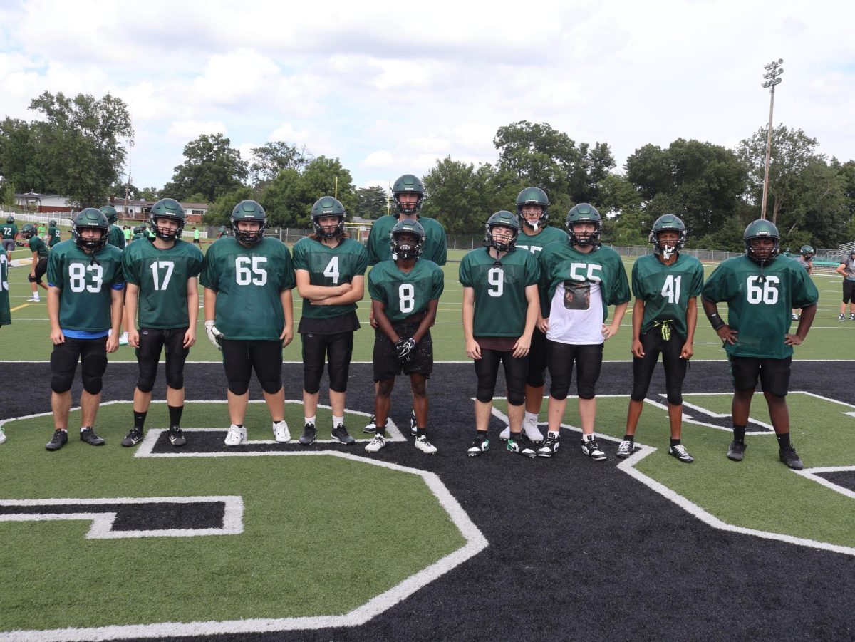 The Mehlville Panthers football team will now be headed by Matt Phoenix. Pictured above, Mehlville football’s seniors. Photo courtesy of the Mehlville School District.