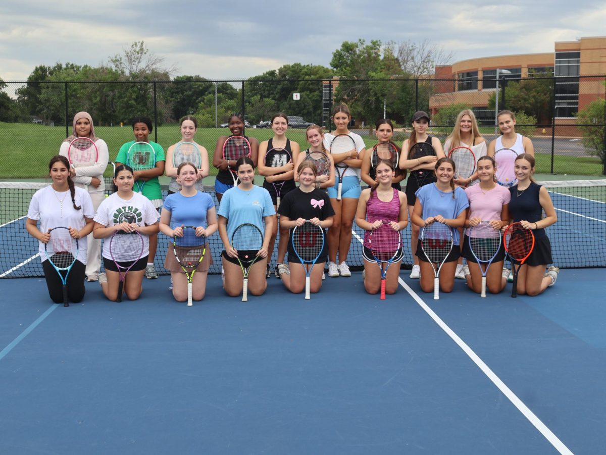 The 2026 Mehlville girls tennis team will be lead by senior Samantha Allsworth. Photo courtesy of the Mehlville School District.