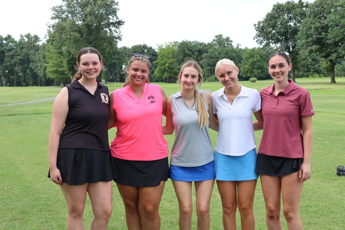 The Oakville girls golf team is optimistic about its potential heading into the 2026 season. Pictured above are this year’s seniors. Photo courtesy of the Mehlville School District.