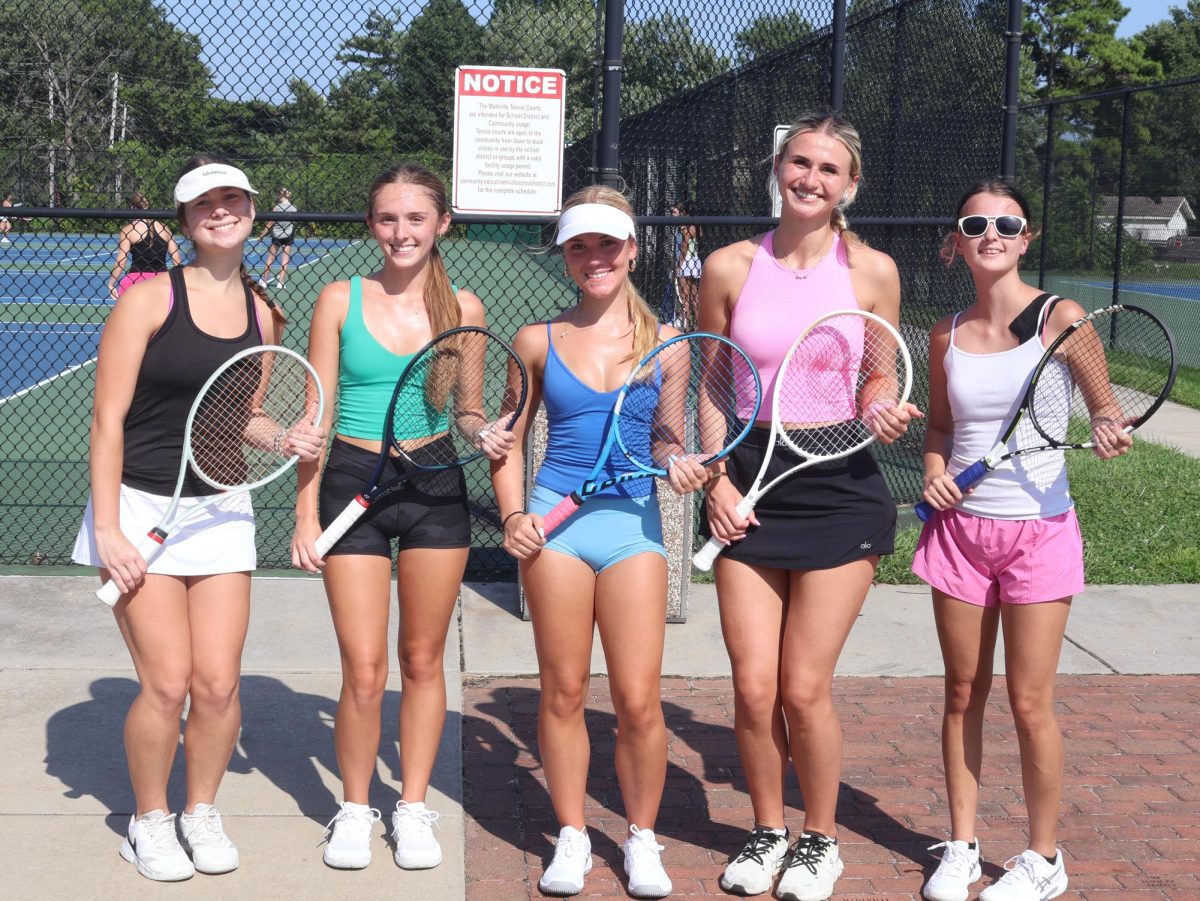 Pictured above, this year’s seniors. Lexi Hailey, Elmedina Elijazovic and Ena Vranjkovina will serve as co-captains. Photo courtesy of the Mehlville School District.