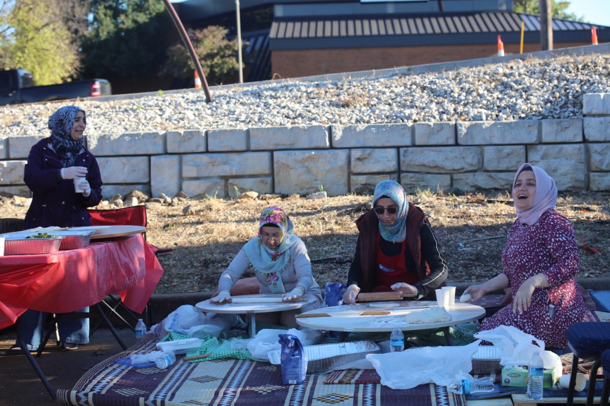 Women make gözleme, a Turkish spinach and cheese flatbread dish, at the Turkish food and culture festival held on Oct. 17 at the Turkish American Society of Missouri, 9201 Watson Road, in Crestwood.