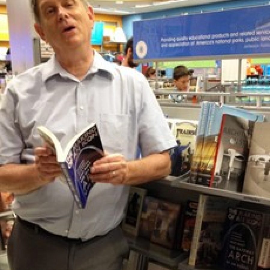 Author and journalist Jim Merkel  will sign copies of his book about the Gateway Arch at the Fenton Barnes & Noble in the Fenton Commons Shopping Center721 Gravois Road. 
