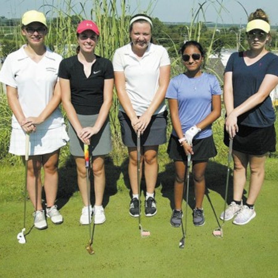 The Mehlville High girls golf team is optimistic about the 2016 season, as the Panthers return some experienced players and add some new talent. Bill Milligan photo