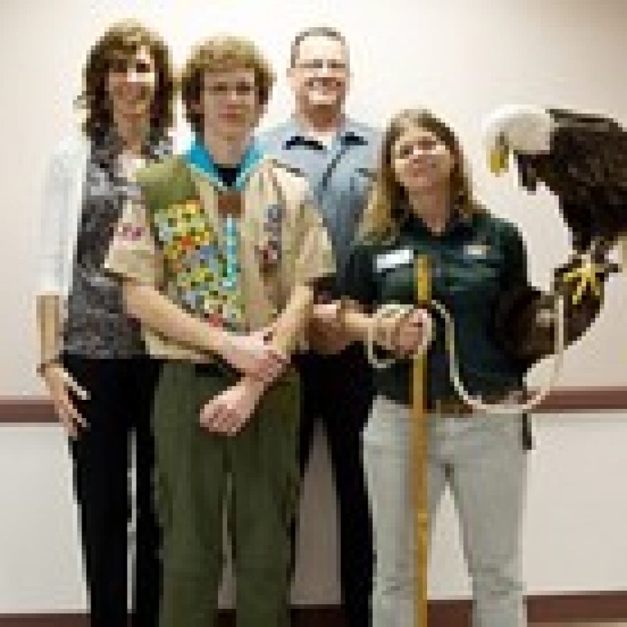 Boy Scout earns Eagle rank