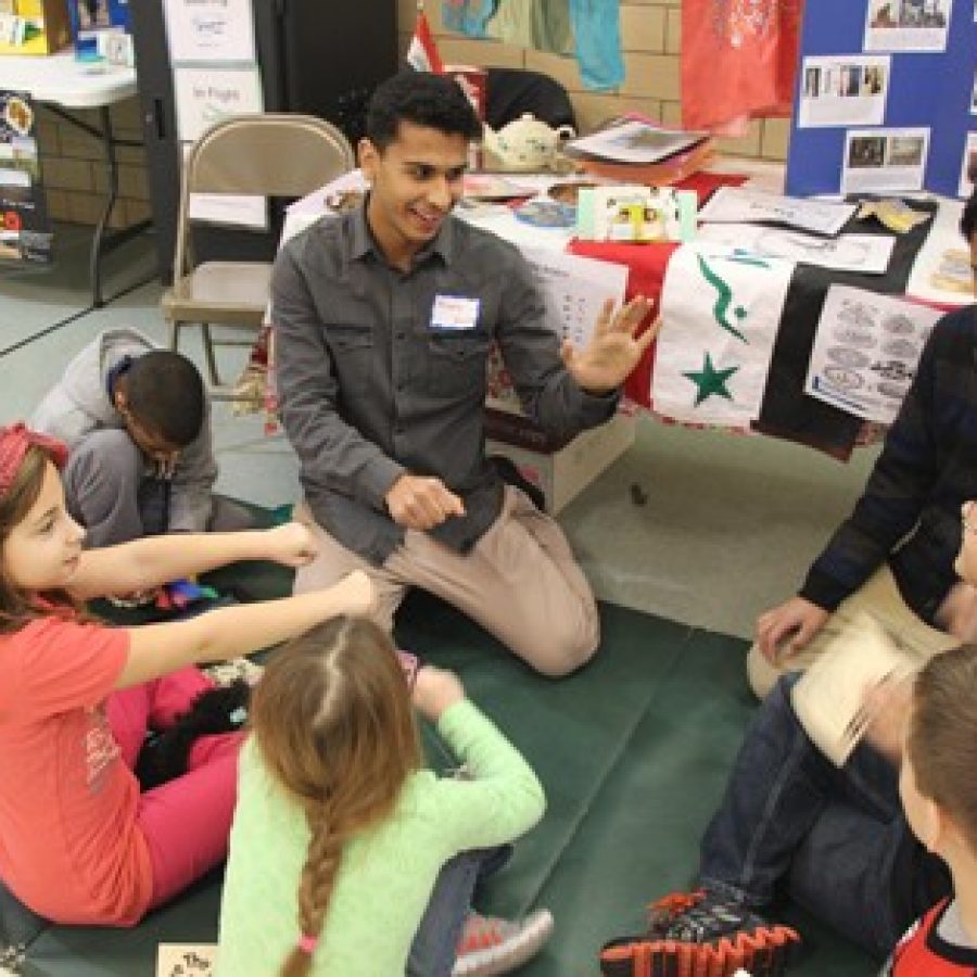 Crestwood Elementary School students mark the schools eighth annual Cultural Celebration.