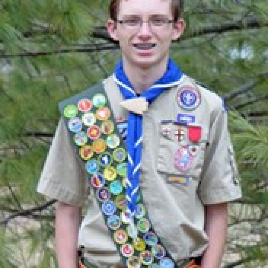 Joe Fritsche, a member of Boy Scout Troop 661 in Oakville, earned the rank of Eagle Scout when he was 14 years old.