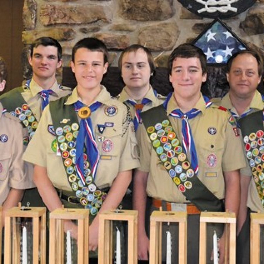 Kennerly Troop 826 celebrates six new Eagle Scouts