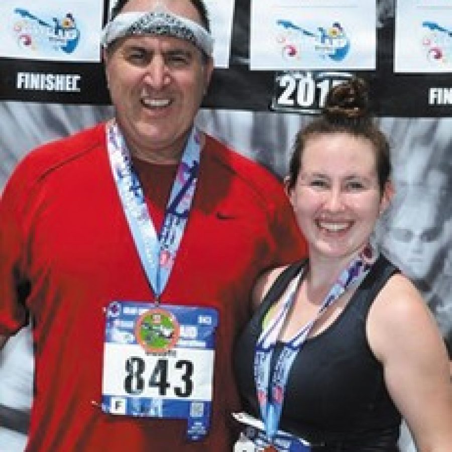 Oakville father, daughter finish marathon