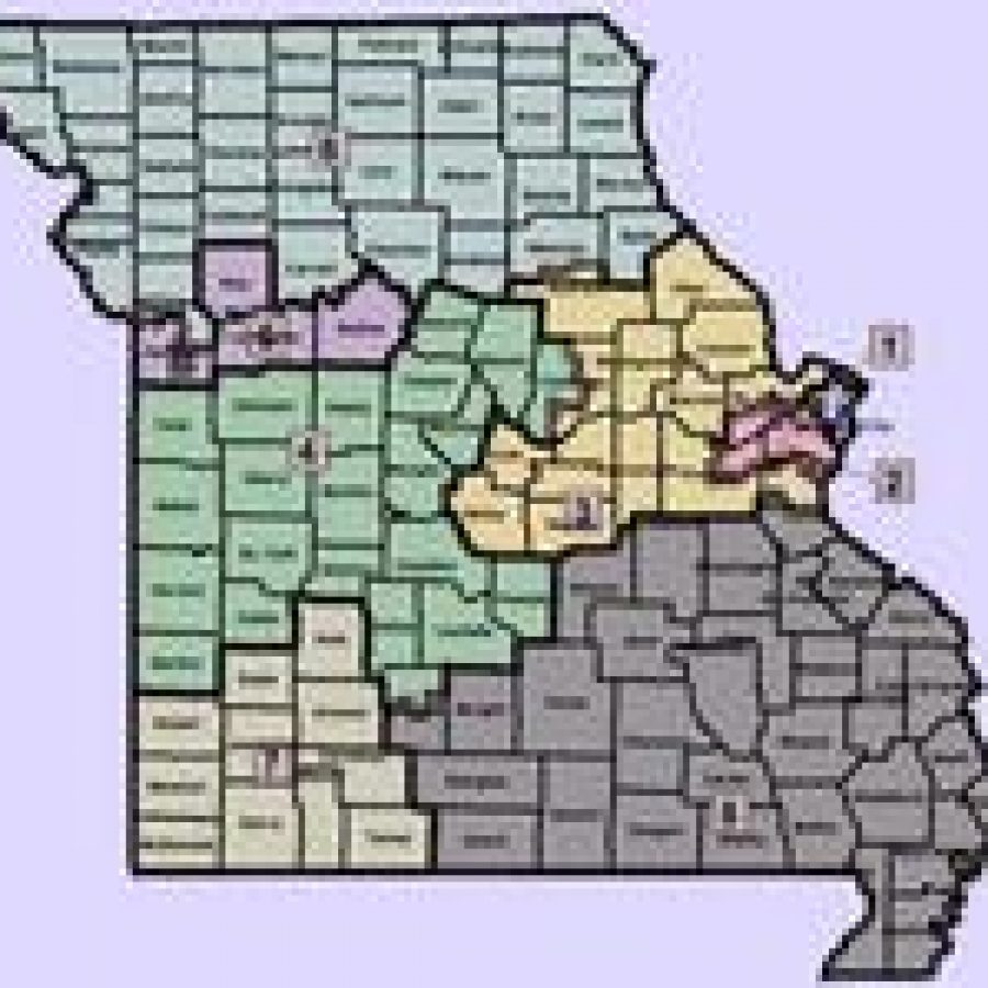 Statewide Congressional Redistricting Map, Senate Passed Version 