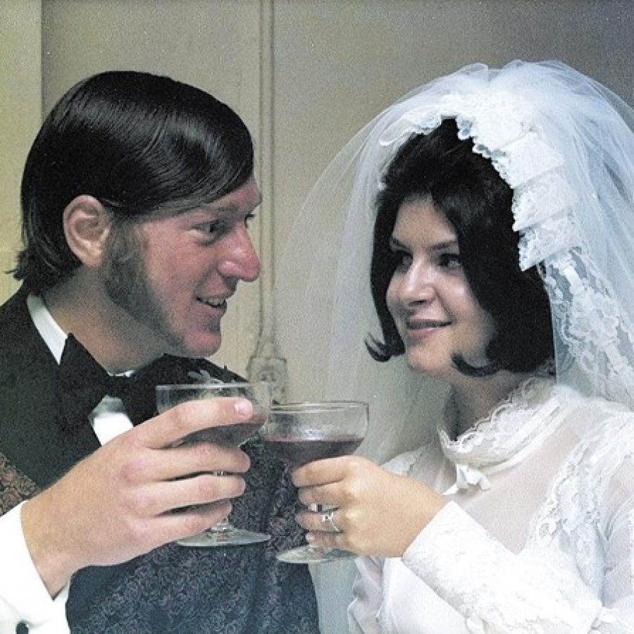 Wray and Carol Malsch on their wedding day