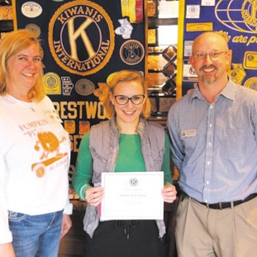 Kiwanis Club honors Student of the Month at Lindbergh High