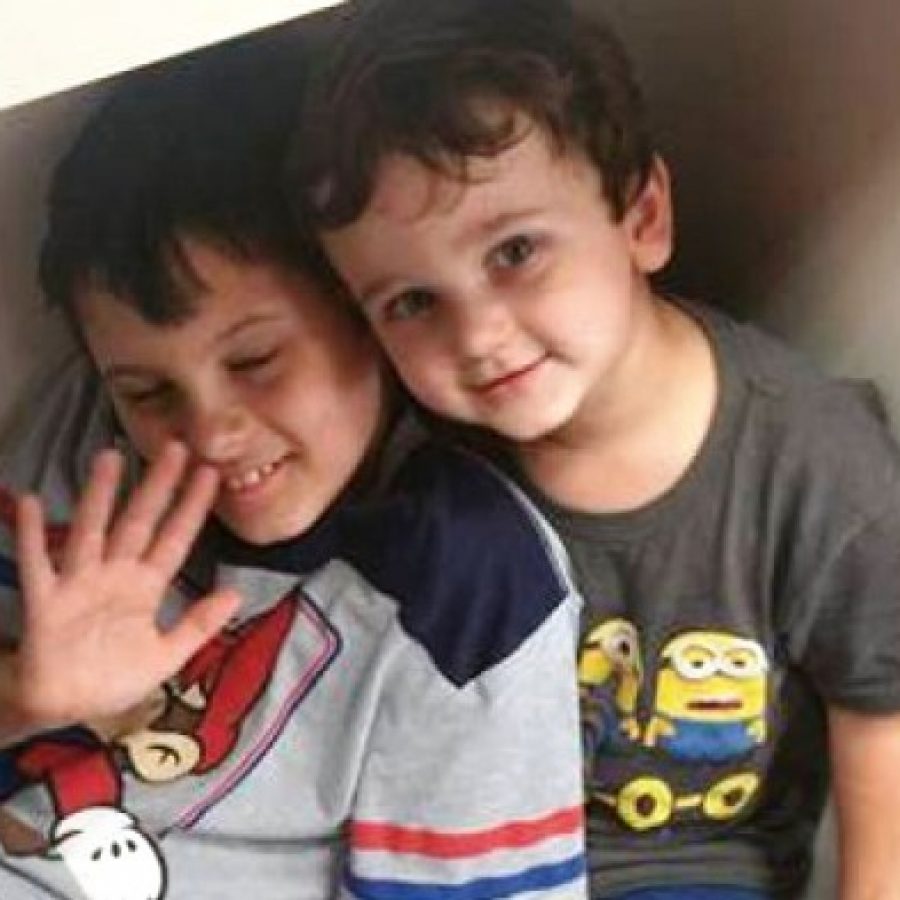 Caleb Lee, left, and his younger brother Evan Lee, pictured on the family's GoFundMe page.