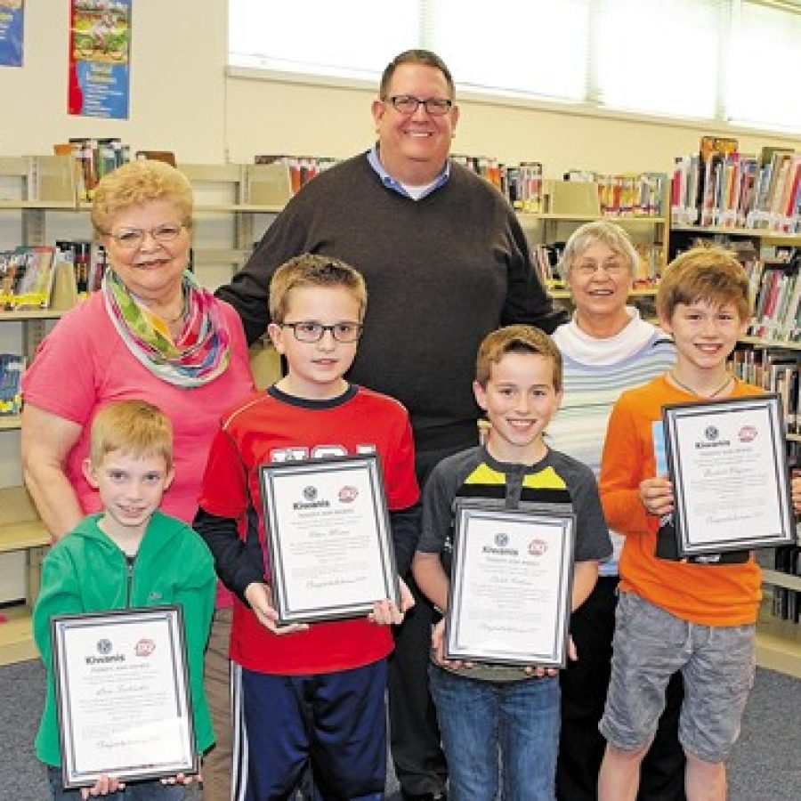 Kiwanis Club of South County honors Terrific Kids at Rogers Elementary