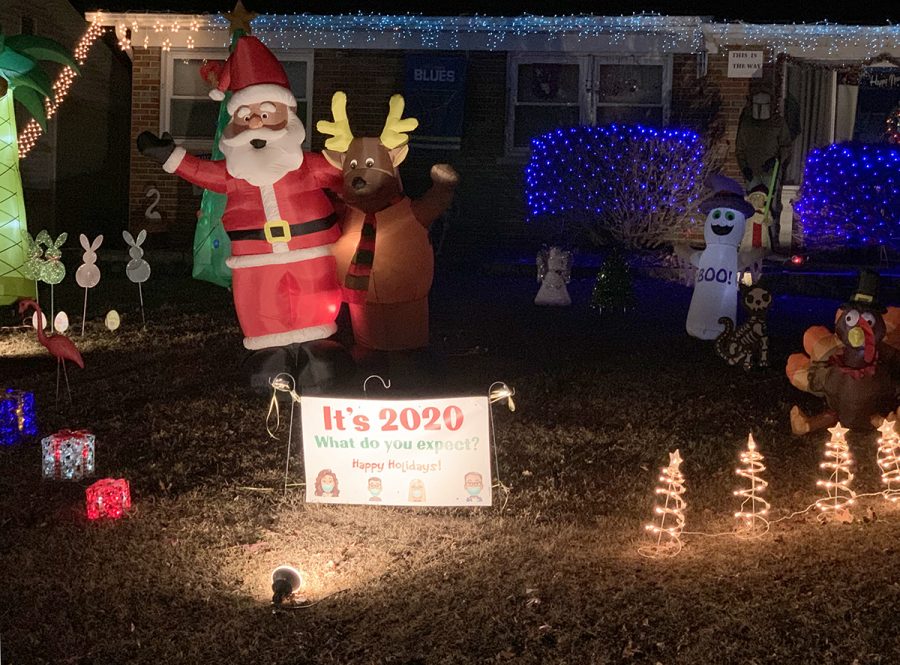 Most Creative runner-up in the outdoor Holiday Decorating Contest for South County:
Jenn Snethen
9331 Warrior Drive
St. Louis, MO 63123