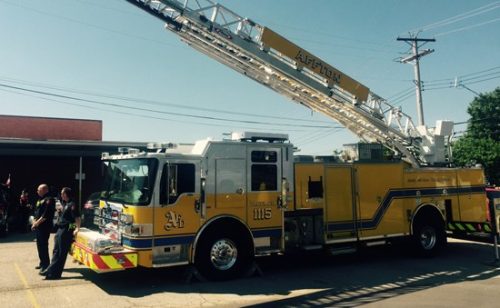 An Affton Fire Protection District fire engine. 