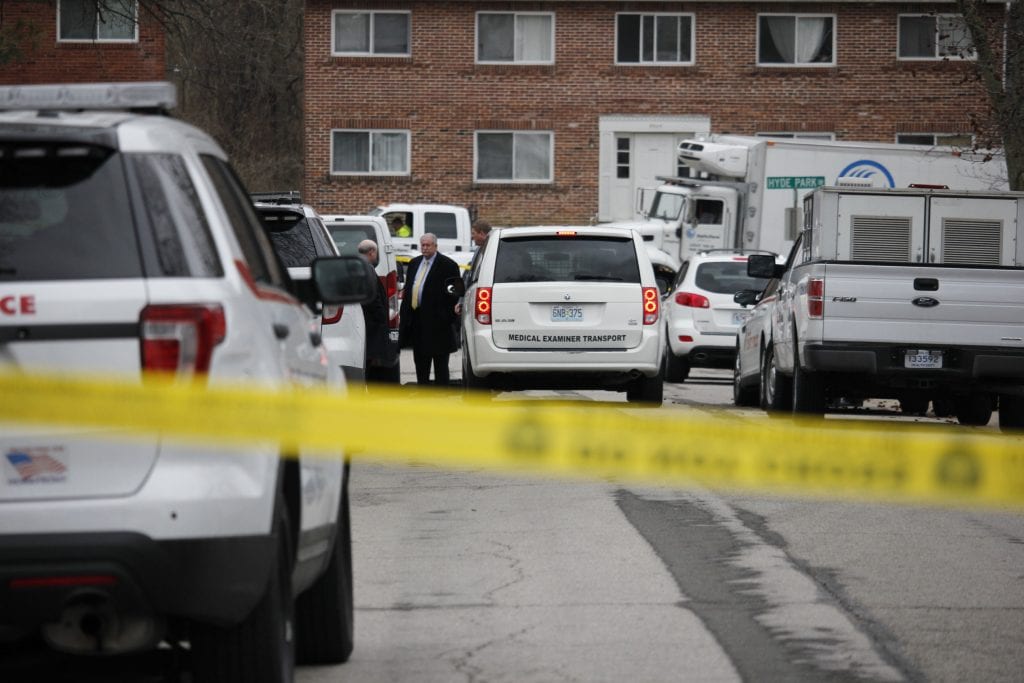 The+St.+Louis+County+Police+Department+investigates+at+apartments+along+Marble+Arch+Lane+in+Affton+after+a+woman+was+fatally+stabbed+Wednesday.+Photo+by+Erin+Achenbach.