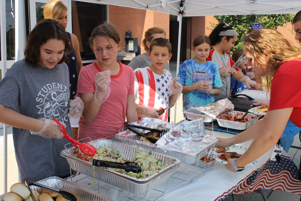 Bernard Middle School students honored South County Precinct officers, firefighters and military members with their ‘Patriot Day’ first responders’ barbecue, an annual commemoration of the 9/11 attacks on Sept. 11.