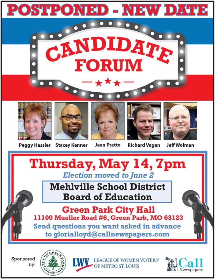 Mehlville Board of Education candidate forum postponed until May