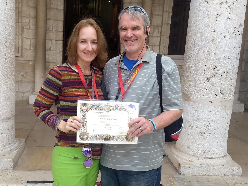Patrick and Christine Reynolds wed for 25 years, celebrate in Holy Land
