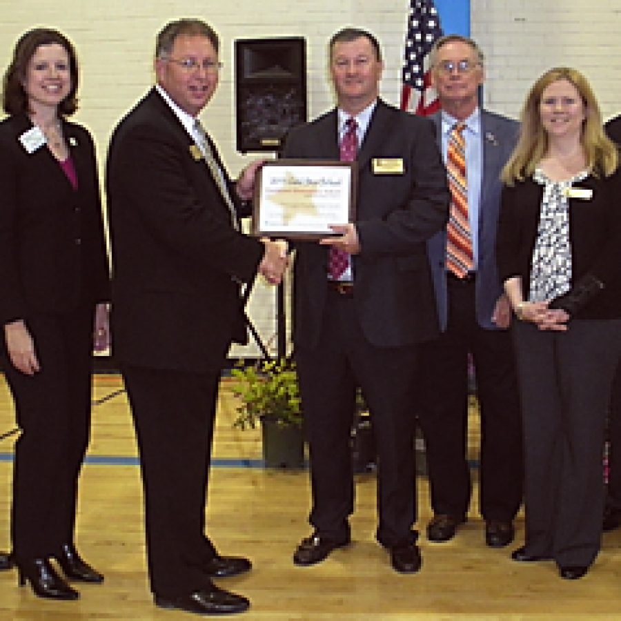 Gold Star presented to Crestwood Elementary