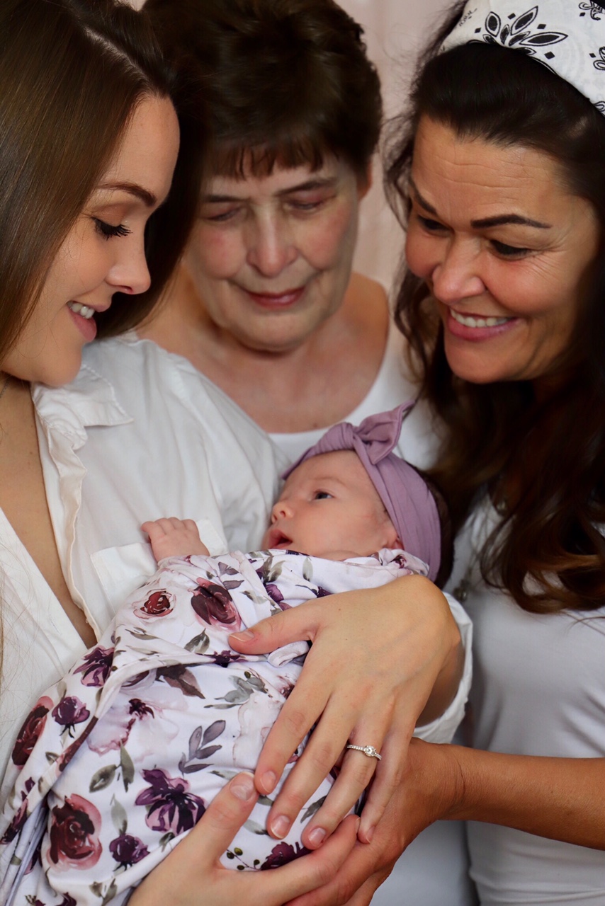 Four generations are welcoming Finley Grace Hudson to family – St ...