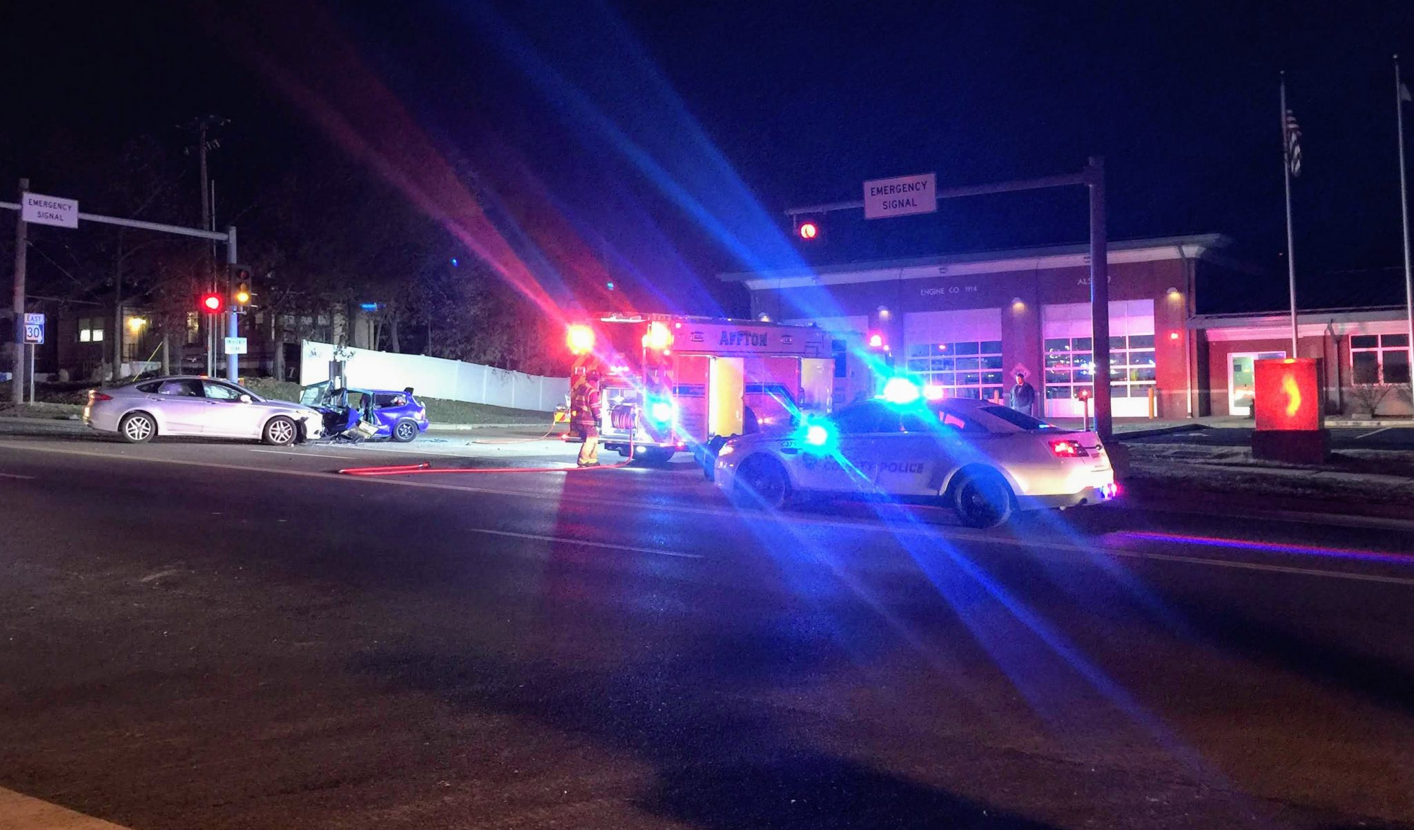 Gravois crash in front of firehouse sends two drivers to hospital – St ...