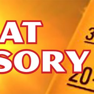 Excessive heat advisory in effect until Wednesday