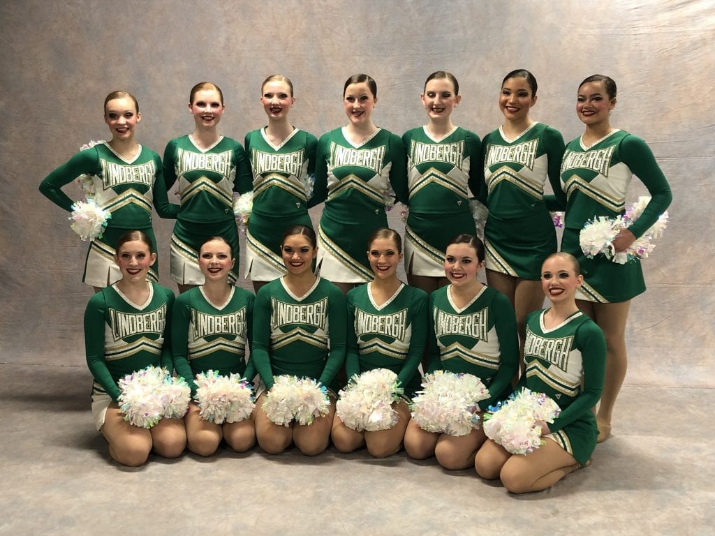 Junior Varsity Lindbergh Flyerettes. 