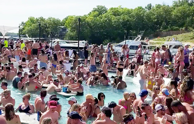 A+screenshot+from+a+video+posted+on+Twitter+of+the+parties+at+Lake+of+the+Ozarks.