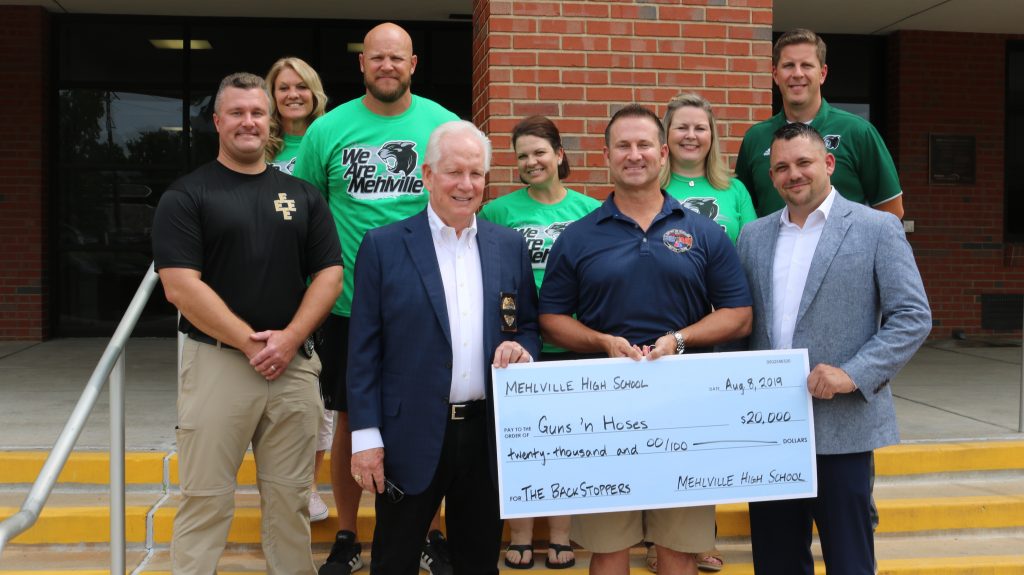 Mehlville donates $20,000 to BackStoppers in memory of alumni Officer Langsdorf