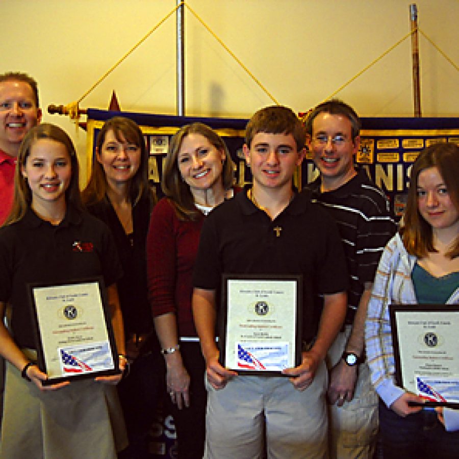 Kiwanis Club honors Outstanding Students