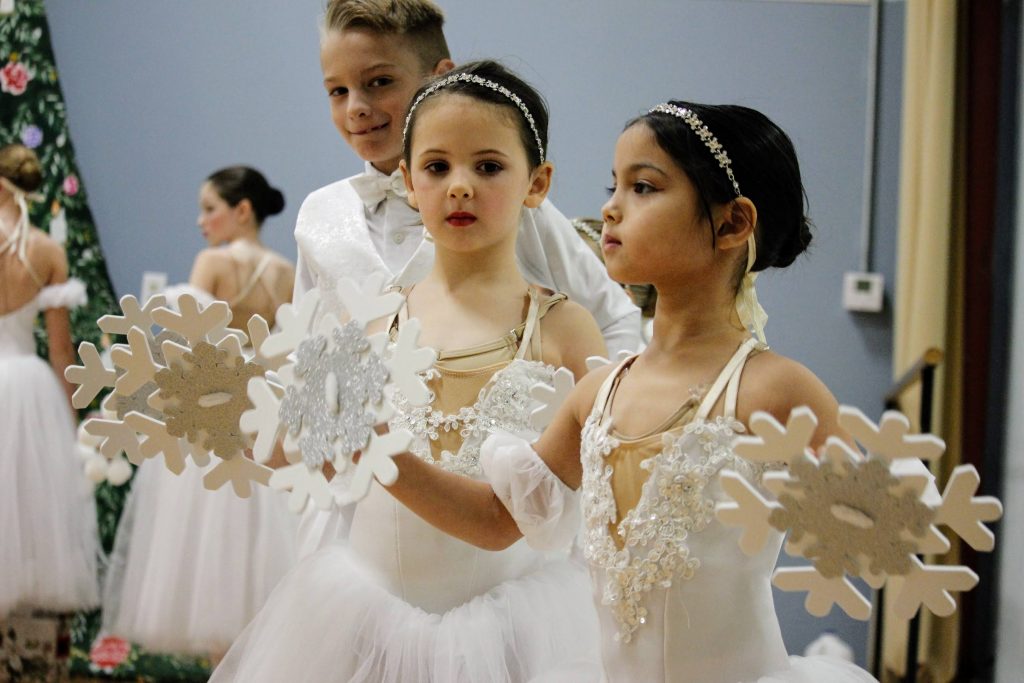 Students at Gateway Dance Conservatory rehearse for the studio’s first full-length production of
Tchaikovsky’s ‘The Nutcracker’ in Pacific Nov. 23, 2019. Gateway is a nonprofit studio that meets at The
Pavilion at Lemay and provides underprivileged dance students with scholarships and other financial
aid, as well as inclusionary classes for students with special needs. Gateway performed ‘The
Nutcracker’ in December 2019 at Bayless High School. Photo by Erin Achenbach. 