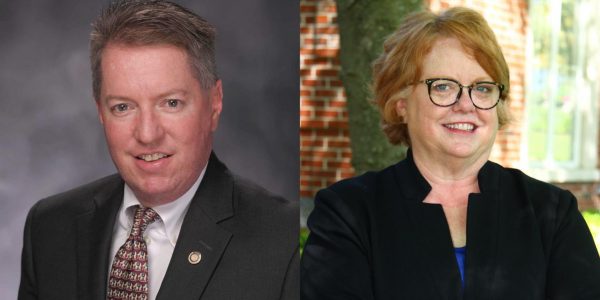 Rep. Michael ODonnell, left, and Ann Zimpfer, right. 