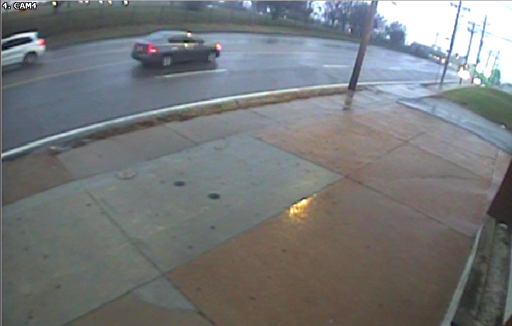 Police released this surveillance photo of a car they say hit and killed a 64-year-old pedestrian crossing South Broadway in Lemay on Black Friday. 